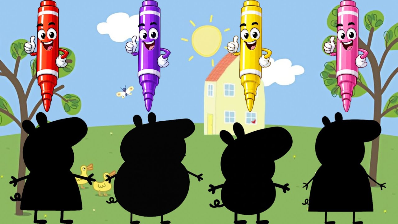 Свинка Пеппа — переодевайтесь и изучайте формы и цвета вместе со Свинкой Пеппой и её семьёй.