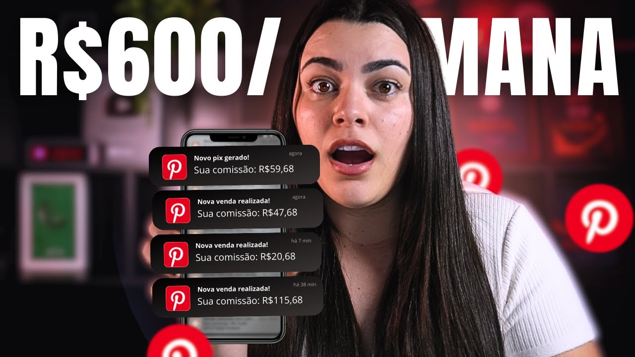 Ganhe R$600/semana usando o Pinterest 10 minutos diariamente! (NOVO MÉTODO)