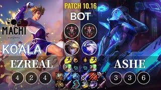 MCX Koala Ezreal vs Ashe Bot - KR Patch 10.16