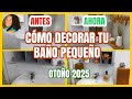 CÓMO DECORAR TU BAÑO PEQUEÑO OTOÑO 2025🍂🍃 | IDEAS CON ESTILO NATURAL