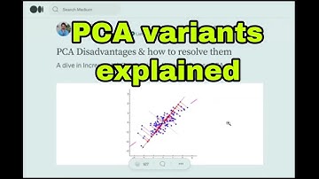 Different types of PCA