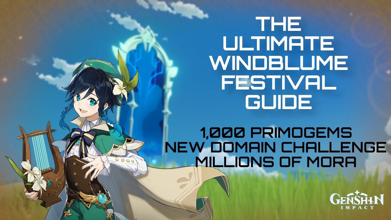 The Ultimate Windblume Festival Guide! - GOD TIER F2P WEAPON! (Genshin Impact)