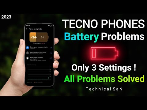 Tecno Battery Problems | Tecno Battery Drain Problem | Finally Fixed✓ | Apply only 3 settings | 2023