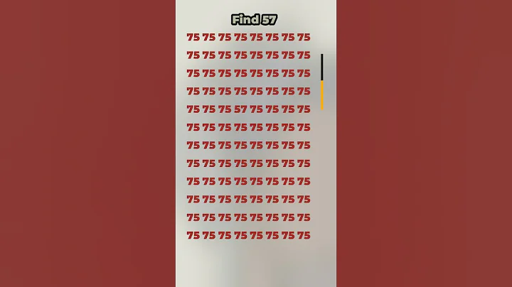 Can you find 57? #puzzle #brainteaser #numberchallenge