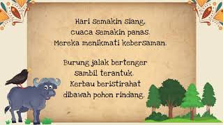Dongeng Fabel 'Kerbau dan Burung Jalak' Dongeng Fabel 'Kerbau dan Burung Jalak'
