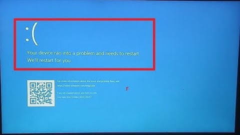 Your Device ran into a problem and needs to restart | Blue Screen ASUS A409Fj