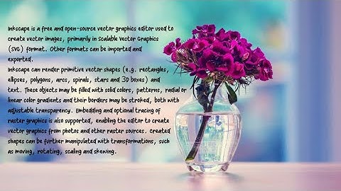 How to Flow Text Around an Object in Inkscape