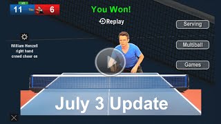 Table Tennis Edge App Update - July 3, 2106 screenshot 4