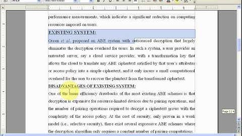 Attribute Based Encryption With Verifiable Outsourced Decryption-2013 PASS IEEE Projects