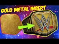 Gold metal insert for your wwe replica belt