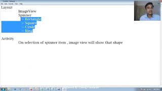 Android Practical 38 Spinner and Drawables (XML)