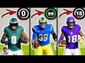 Madden, But Every Player's Overall Is Their Jersey Number!!! (INSANE)
