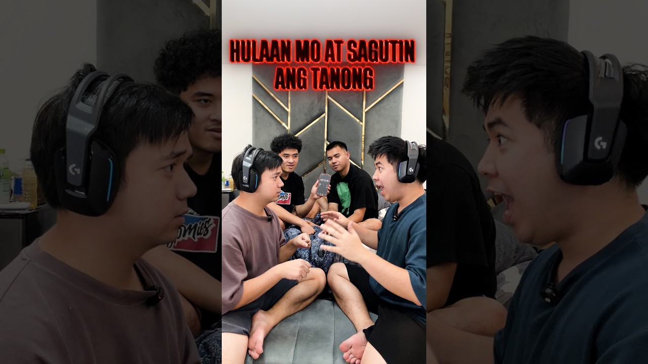 HULAAN MO AT SAGUTIN ANG TANONG