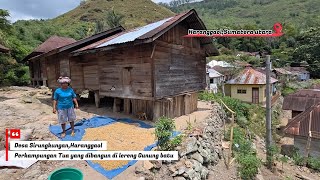 Kerasnya kehidupan di desa‼️dibangun dengan membuat tangga tangga di lereng gunung batu