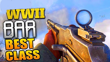 BEST BAR CLASS SETUP CoD: WW2 (Call of Duty: World War 2 Best Class Setup)