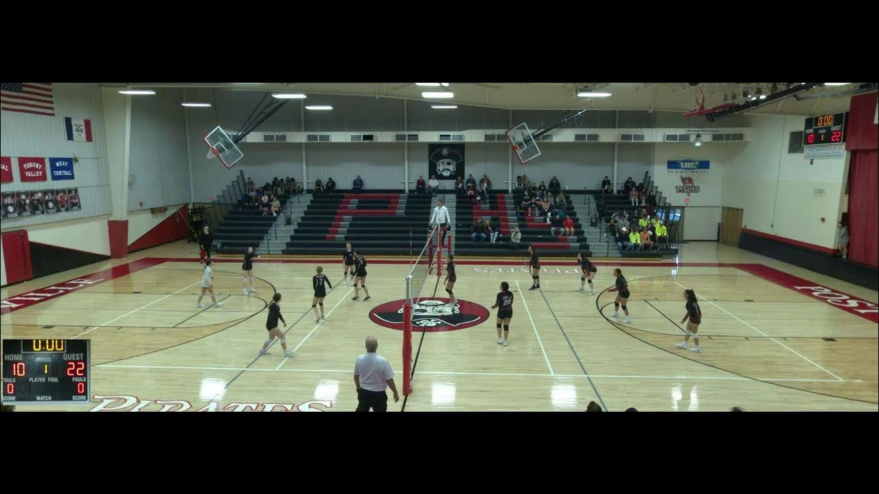 Postville High vs Central High School Girls' Varsity Volleyball YouTube