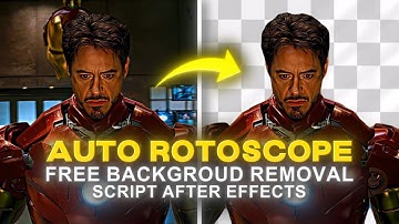 Script to Auto Rotoscope in After Effects | Free Background Removal Script for After Effects