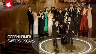Oppenheimer sweeps the Oscars