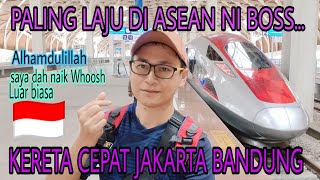 YouTuber Malaysia Naik Kereta Cepat Jakarta Bandung. Saya Kagum Pertama Kali Naik WHOOSH Part 2