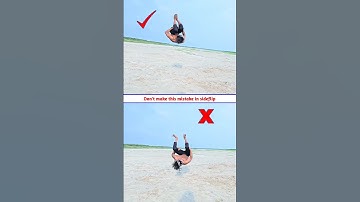 Sideflip Tutorial Avoid This Mistake  ? #shorts #sideflip #backflip #frontflip