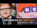 10 Celebrities Who Look Just Like '90s Nicktoon Characters