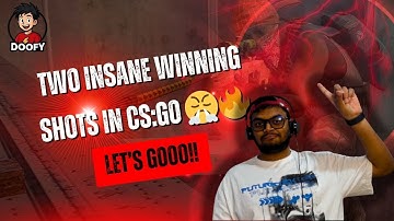 Two Insane Winning Shots in CS:GO 😤🔥 | Let’s Gooo!! | SakethPlays #csgo  #csgomoments