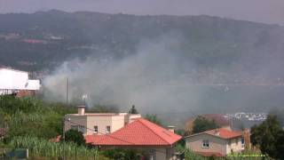 Otro fuego en La Cacharela (Redondela, PO)