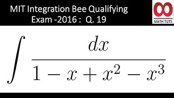 MIT Integration Bee Qualifying Exam 2016  :  Question  19