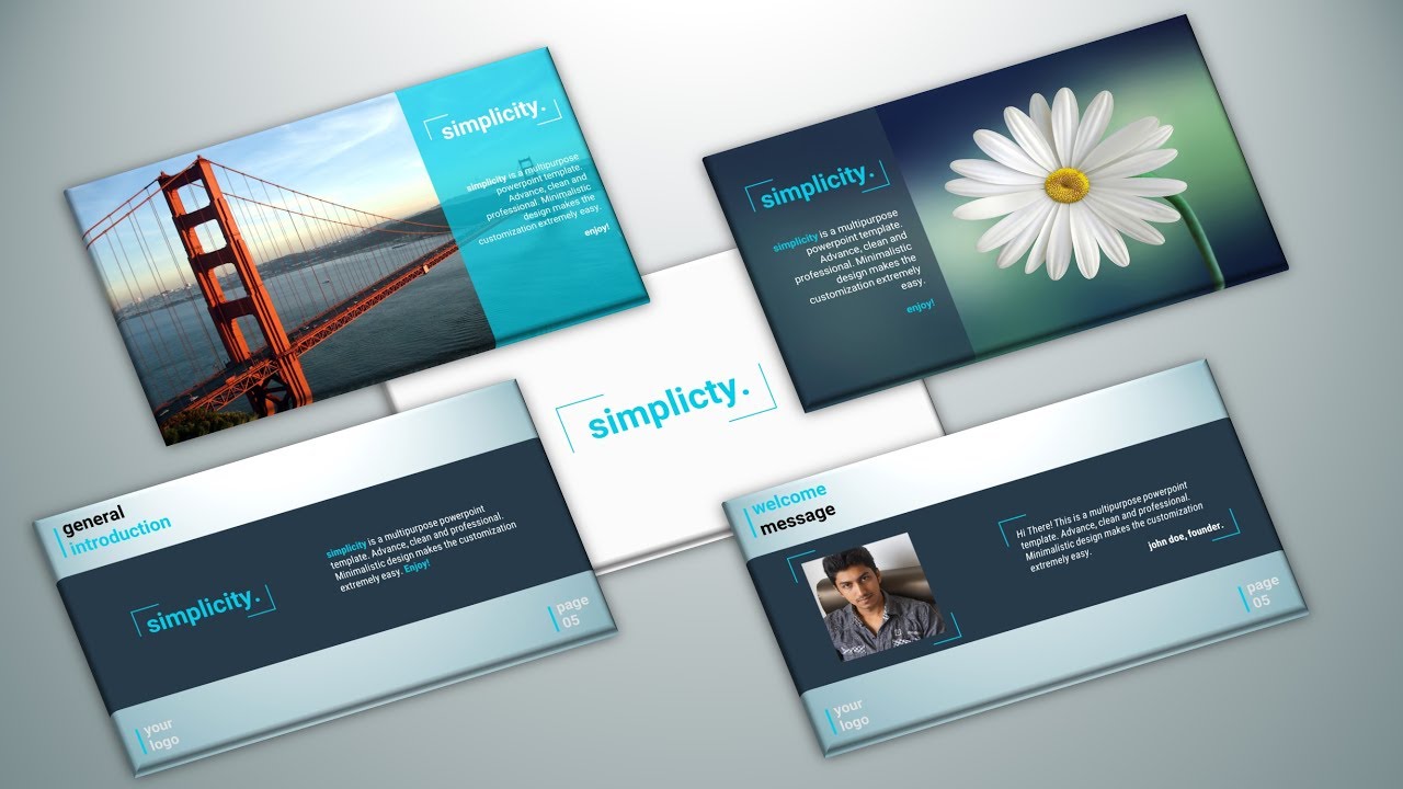  PowerPoint  Presentation Title Slide  Design  Simplicity 