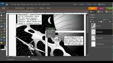 Gradients in Photoshop Elements - Using the Reflected Gradient Tool