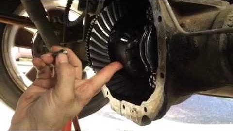 Ford 7.5 Rearend differential Broken pin removal