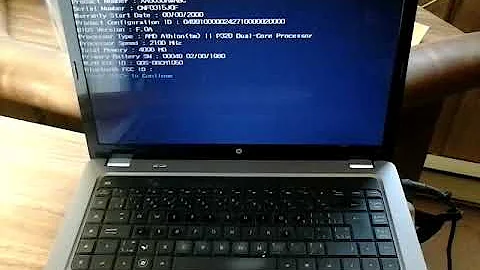 How to fix HP G62 laptop stuck at boot on System Information screen or black beeping screen