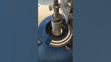 Emery Flap disc manufacturing process #shortfeed #youtubeshorts #shortvideo
