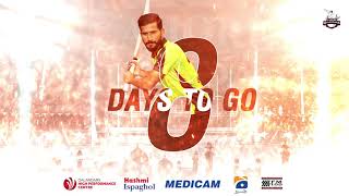 8 Days to go in #HBLPSLV