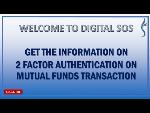 2FA AUTHENTICATION FOR TRANSACTIONS ON MF - video from Saffollya