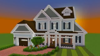 Minecraft: How to Build a Suburban House 10 | PART 7 (Interior 4/4)