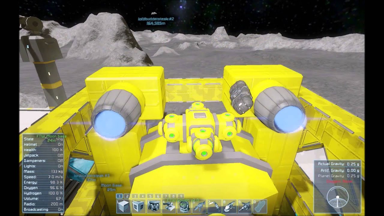 HD Space Engineers PLANETS With Friends S1E5 - YouTube