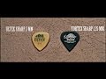 Jim Dunlop picks tone comparison - Tortex Sharp vs Ultex Sharp