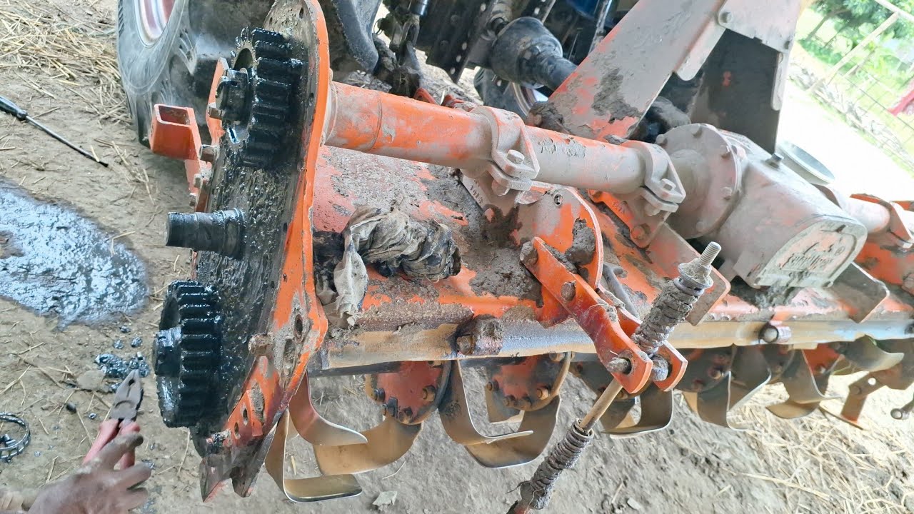 Shaktiman Rotavator Oil Seal Leakage Problem/Oil Seal Change/Rotavator Repair/7 Feet Rotavator