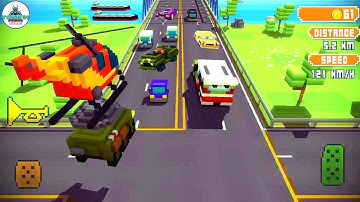 Blocky Highway: Traffic Racing #4 APC Military Collection Gameplay Walkthrough iOS, Android