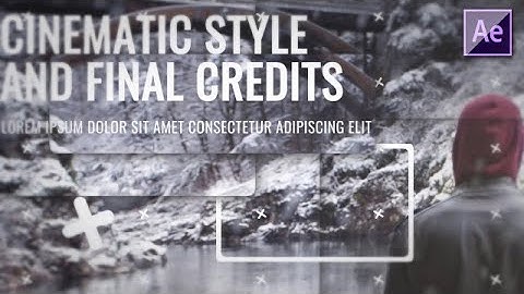 Epic Slideshow With Credits After Effects Templates