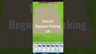 Parking Lot Beginner Tutorial || Sims4