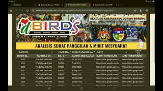 DBIRDS 6: CARA MENGUPLOAD SURAT PANGGILAN & MINIT MESYUARAT PANITIA DALAM SISTEM DBIRDS
