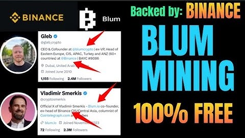 BLUM FREE MINING 🔥 Binance ,OKX, Bitget Listing confirmed..Big and strong project.Don,t Miss🔥🚀🚀