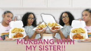 Did A MukBang With My Sister! 🥰Her Pregnancy, My Music, And Our Life Growing Up!💕