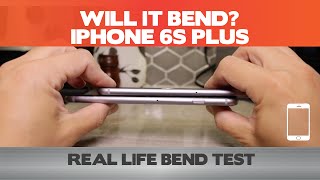 Will the iPhone 6S Plus Bend if you sit on it? - Real Life Bendgate test - iPhone 6S Reviews