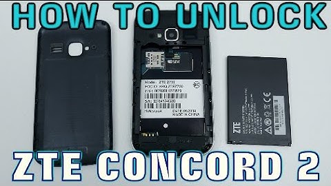 How to Unlock ZTE Concord 2 FOR ALL CARRIER (T-Mobile, MetroPCS, AT&T, ETC)