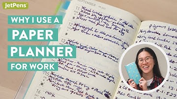 How to Use a PAPER Planner for Work 📔 Stephanie