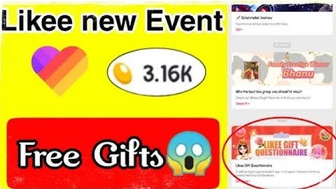 How to get free gifts and diamond in likee aap new event free gifts and diamond help of likee Q&A