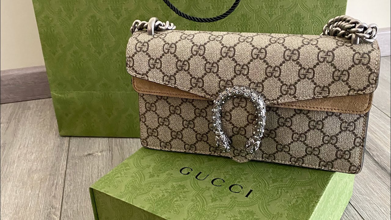 Gucci Dionysus small shoulder bag unboxing 